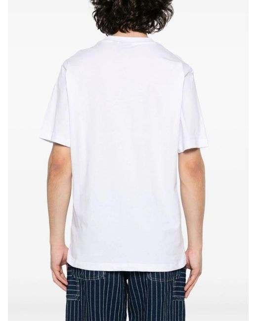 Daily Paper White Landscape Short Sleeves T-shirt for men