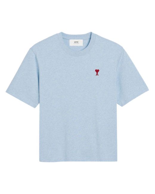 AMI Blue T-Shirts And Polos for men