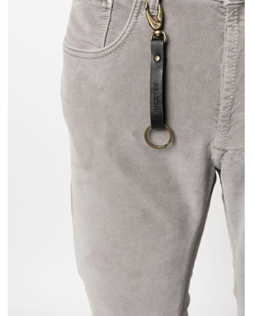 Incotex Gray 5 Pockets Ppt Straight Vintage for men