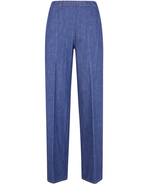 Whyci Blue Pants Straight
