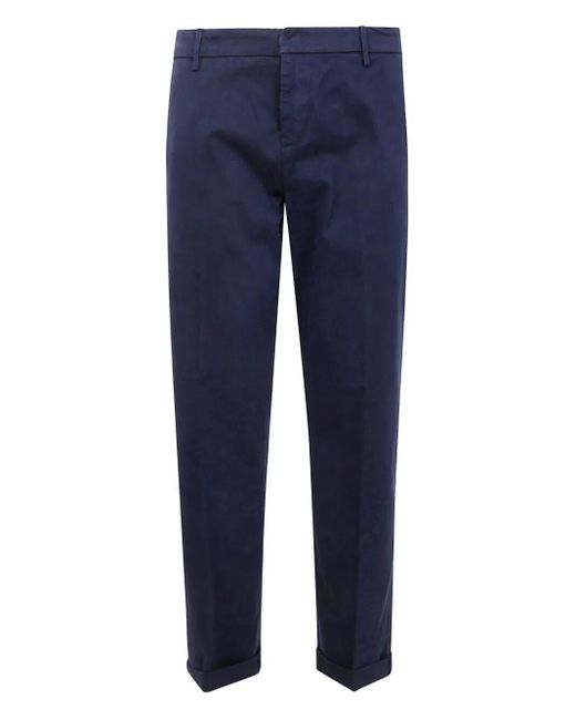 Dondup Blue Gaubert Relax Trousers for men