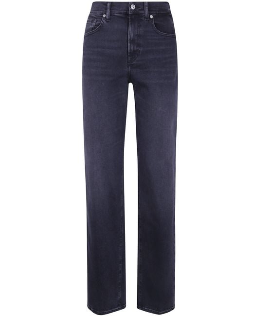 7 For All Mankind Blue Jeans Wide Leg "Stovepipe"