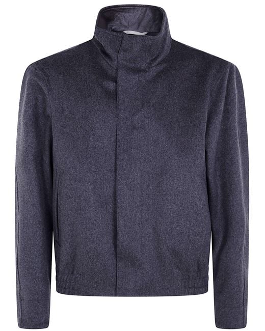 Lardini Blue Jacket Wool 100% Virgin Wool for men