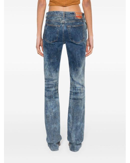 DIESEL Blue Bootcut Flared Denim Jeans