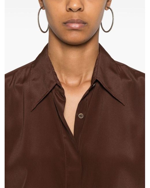 Dries Van Noten Brown Chowy 9164 W.w.shirt