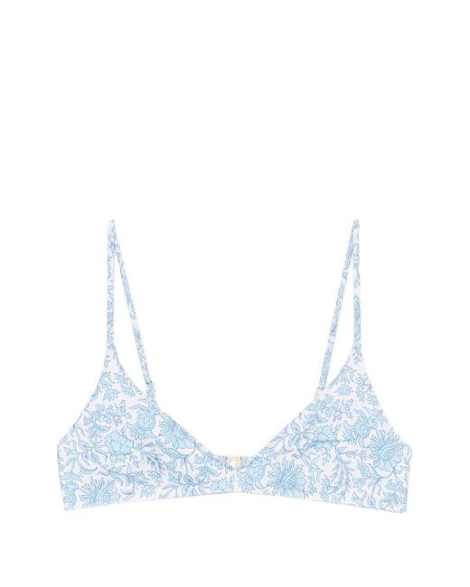 Mc2 Saint Barth Blue Bikini Top "Paloma"