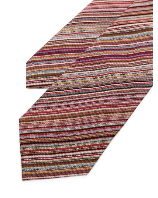 Paul Smith Purple Tie New Stripe Accessories for men