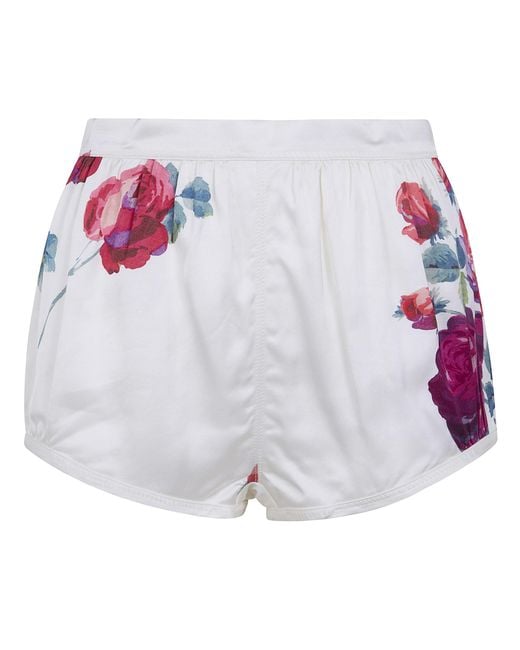 N°21 White Culotte With Roses