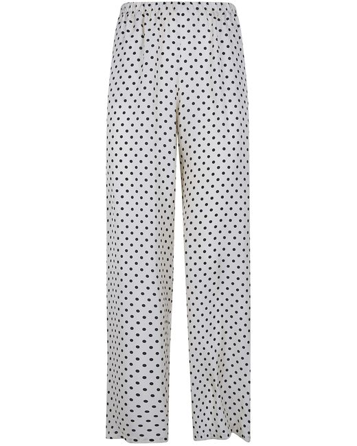 Laura Urbinati Gray Elastic Waist Trousers