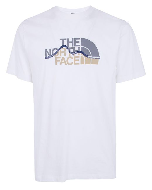 The North Face White Mountain Line" Regular Short Sleeve Tee