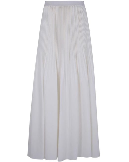 Twinset White Wide Leg Trousers