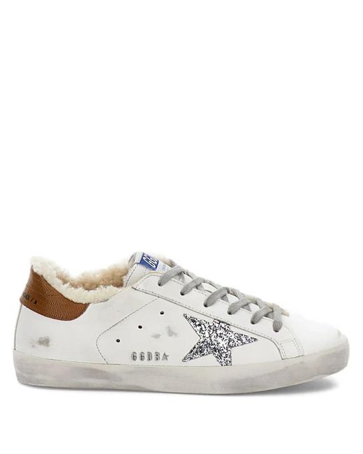 Golden Goose Deluxe Brand White Super Star Sneakers