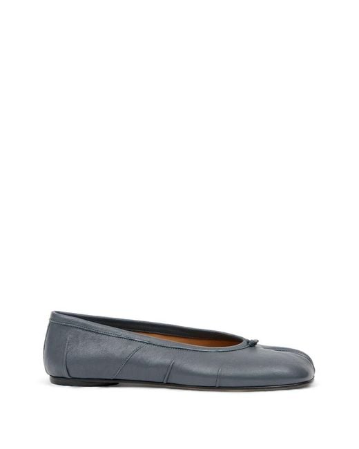 Maison Margiela White Ballet Flat Leather "Tabi"