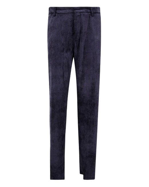 Emporio Armani Blue Classic Chino Trousers for men