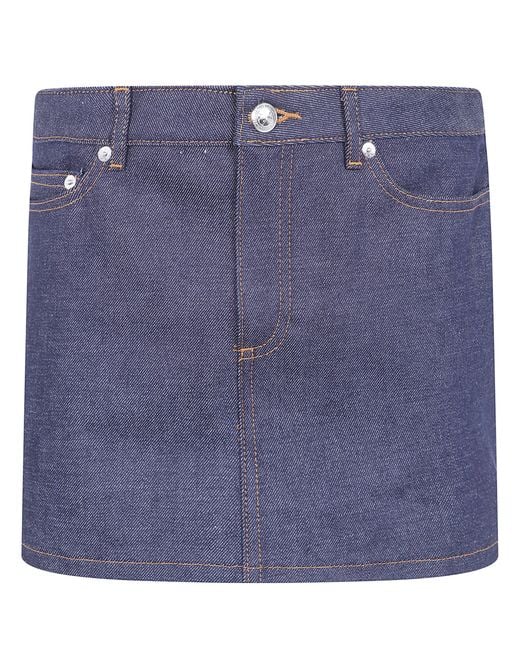 A.P.C. Blue A. P.C. Skirt Denim "Mini"