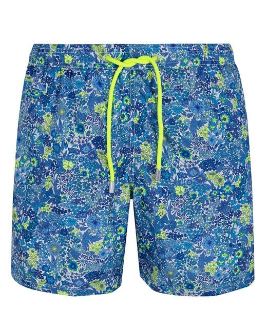 Mc2 Saint Barth Blue Lighting Micro Fantasy Swim Shorts for men