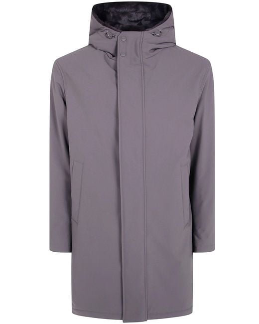 Herno Purple Jacket Oversized Sport "Pa000190U.12923 2700 Mink" for men