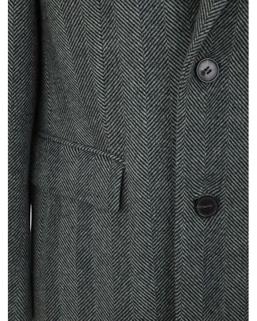 Dries Van Noten Black 00140 Richards 7067 Coat Clothing for men