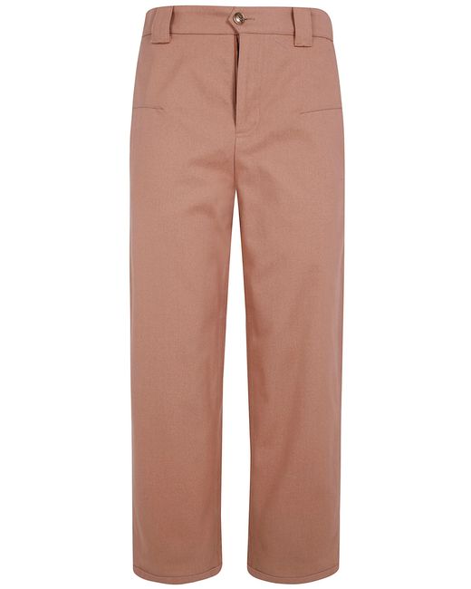 Chloé Pink Pants High Waist "Barel"