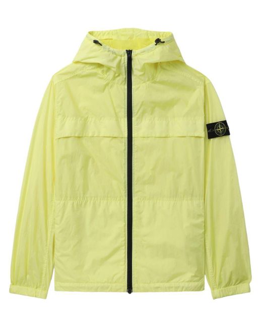 Stone Island Yellow Compass-badge Shell Jacket for men