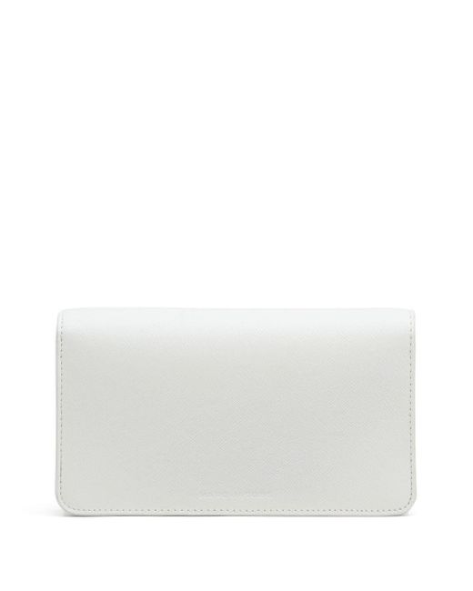Marc Jacobs White The Longshot Chain Wallet