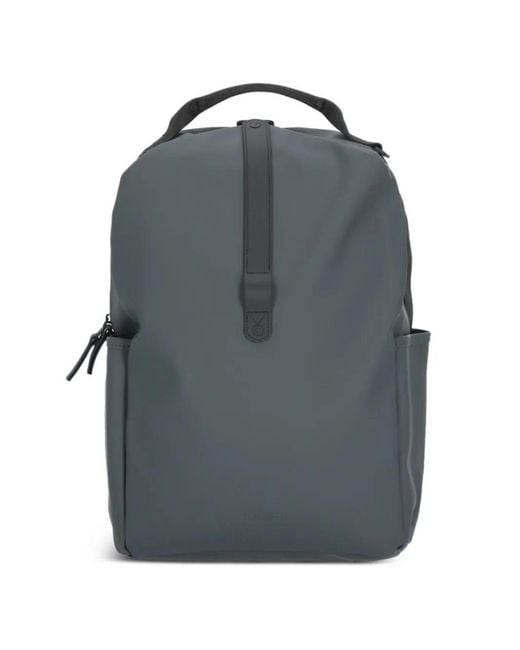 Rains Blue Clip Front Backpack