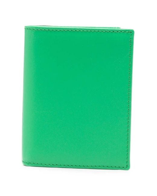 Comme des Garçons Green Wallet Classic Leather Line "A 70X105 Mm" for men