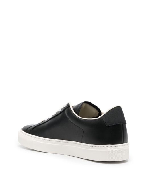 Common Projects Black Tournament Low Classic Leather Sneakers for men