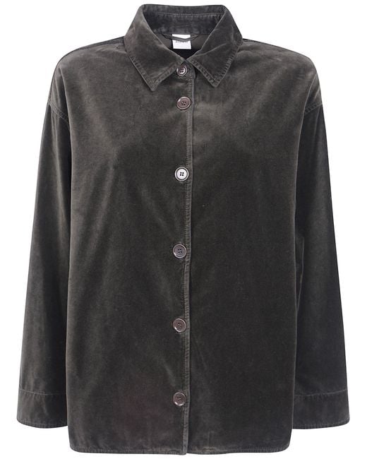 Aspesi Black Jacket Classic Velvet "Velvet Classic Jacket"
