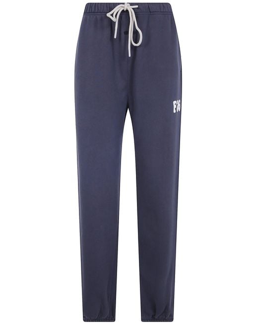 Fear Of God Blue Pants Drawstring "Classic Fleece Sweatpant"