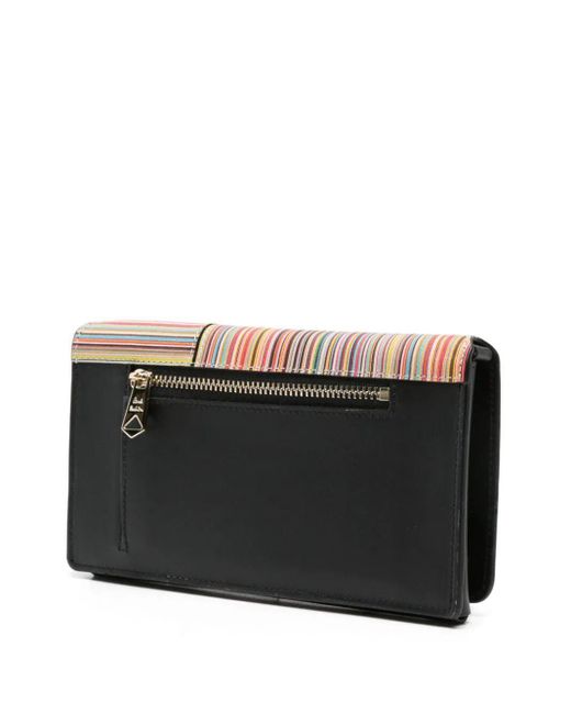 PS by Paul Smith Pink Signature Stripe Leather Phone Bag