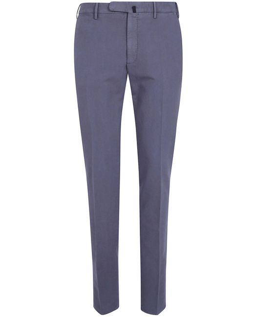 Incotex Blue Pants Regular Fit "Classic Regular Chino" for men
