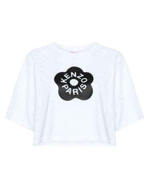 KENZO White Boke Flower 2.0 Short T-Shirt