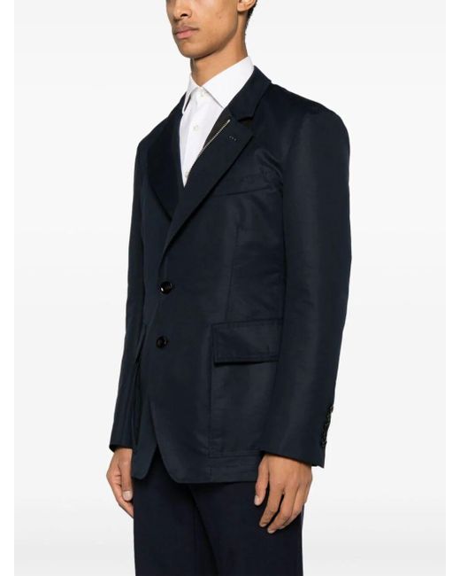 Tom Ford Blue Outwear Tailored Jacket for men