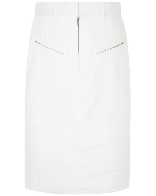 Jil Sander White Skirt 94