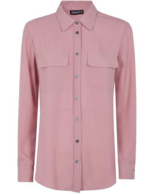 DR. HOPE Pink Pockets Shirt