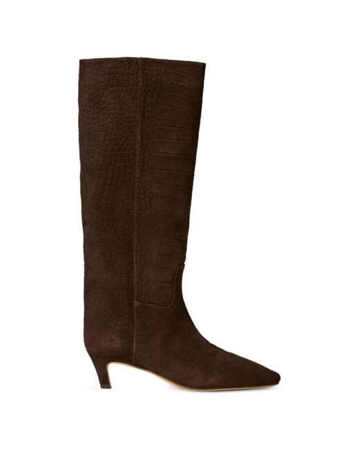 Twinset Brown Boots Heeled Tall "262Tgt080"