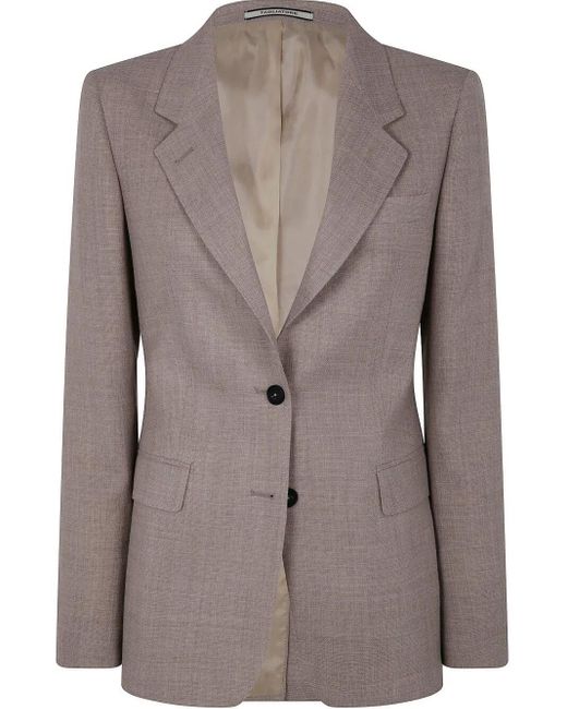 Tagliatore Brown Wool Blazer