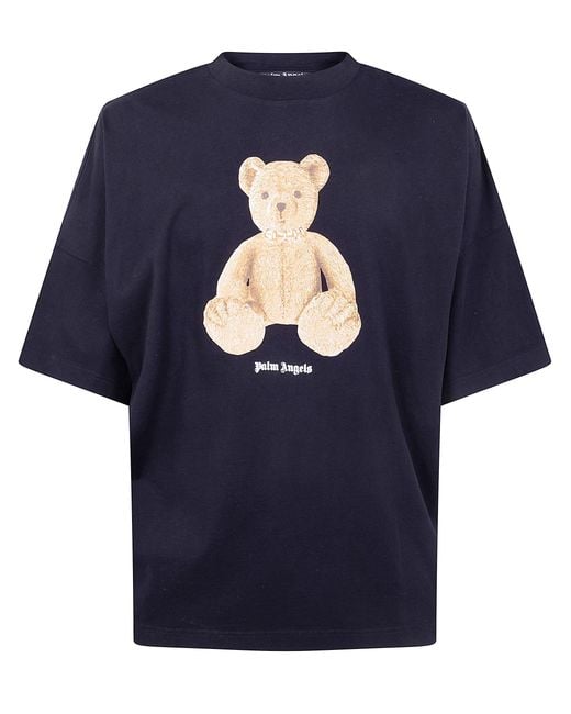 Palm Angels Black Bear Over Tee for men