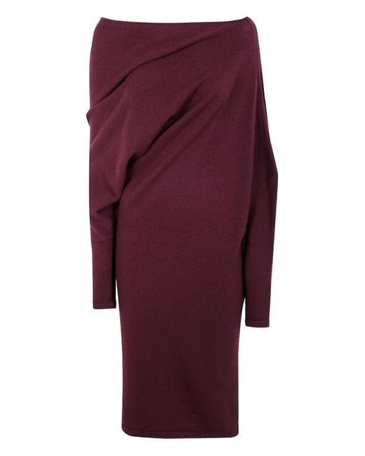 Gianluca Capannolo Purple "Maja" Dress