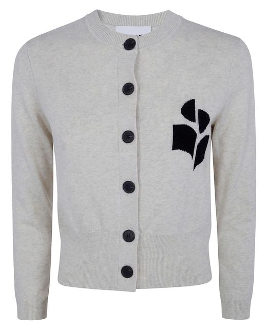 Isabel Marant Gray Sweater Roundneck "Newton"