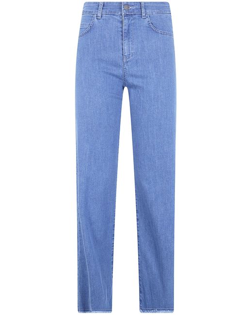 Anneclaire Blue Wide Leg Medium Waist Jeans