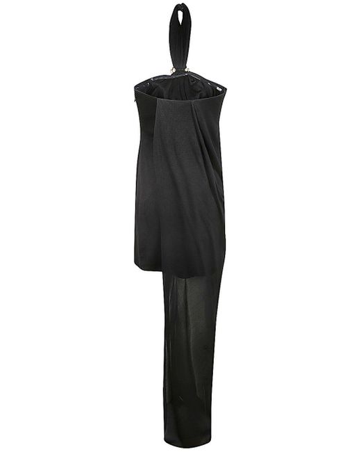 Blumarine Black 4A113A Dress Sable Goldrose