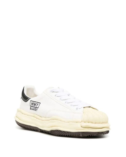 Maison Mihara Yasuhiro White Blakey Low Sneakers Shoes for men