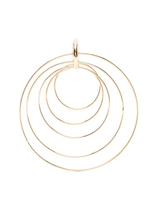 Panconesi White "Pierced Serpent" Hoops Large