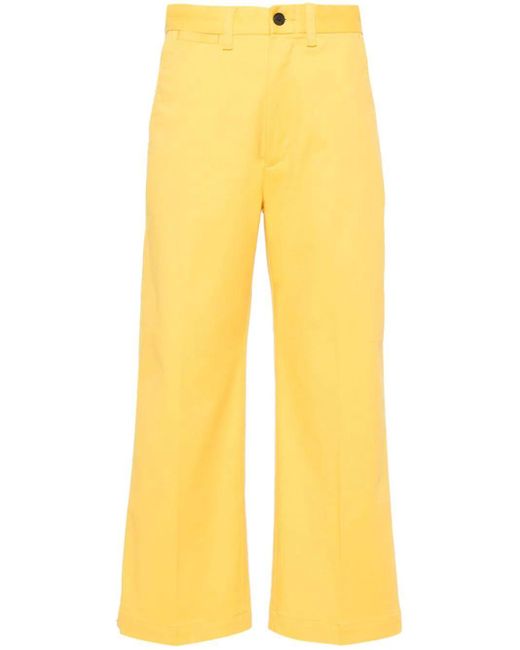 Polo Ralph Lauren Yellow Straight-leg Trousers