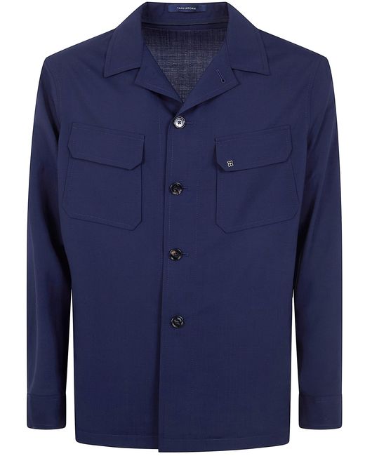 Tagliatore Blue "Tempest" Jacket for men