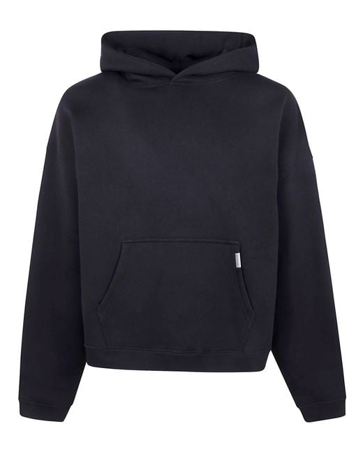 Represent Black "Initial" Boxy Oversized Hoodie for men