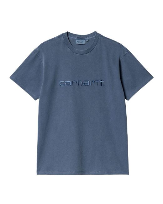 Carhartt Blue Short Sleeves Duster T-Shirt for men