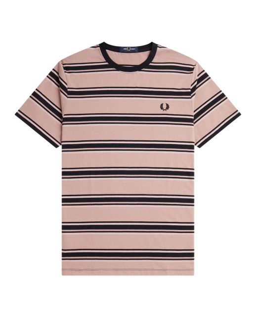 Fred Perry Multicolor Fp Stripe T-shirt Clothing for men